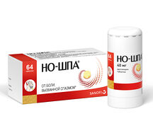 Но-шпа при боли в животе таблетки 40мг №64