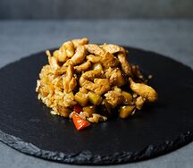 Тяхан с курицей