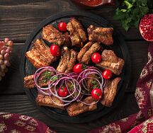 Шашлык из свиных ребер