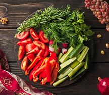 Овощная тарелка