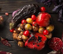 Овощной набор на углях