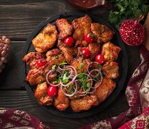 Шашлык из куриного филе бедра