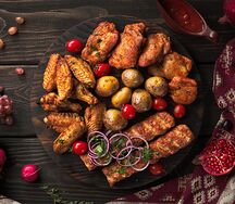 Шашлык из куриного ассорти