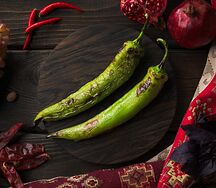 Острый перец на углях