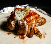 Курица гриль в лаваше