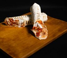 Шаурма в обычном лаваше