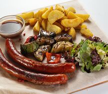 Колбаски из курицы