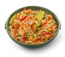Лапша рамен с цыпленком
