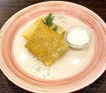 Блины с мясной начинкой