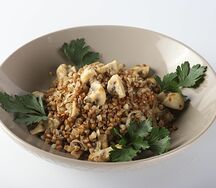 Гречка с грибами и луком