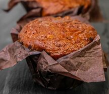 Маффин с морковью и курагой Постный