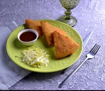 Жареный сыр Сулугуни
