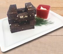 Гренки с чесноком и соусом тартар
