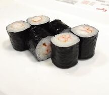Мини ролл с креветкой