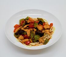 Лагман с курицей