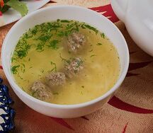Лапша с фрикадельками