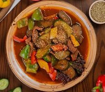 Говядина с овощами
