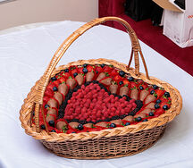 Корзина сердце большая