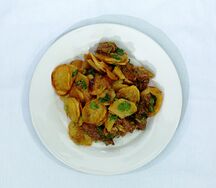 Мясо с картошкой по-домашнему