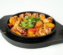 Курица с овощами в соусе Терияки