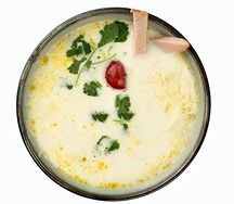 Копчёный сырный суп