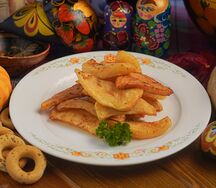 Картофель по-деревенски с розмарином