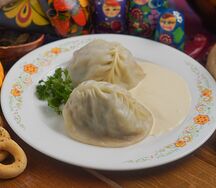 Манты с мясом