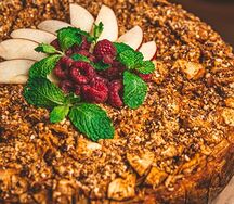 Autum Apple cheescake