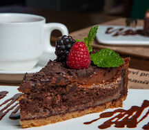 Choco orange cheesecake