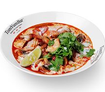 Том Ям с королевскими креветками