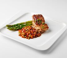 Куриное бедро со спаржей fitchicks