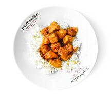 Курица терияки с кунжутом и рисом