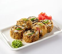 Темпура роллы с тунцом и халапеньо