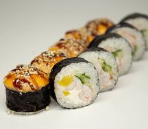 Запеченный с креветкой
