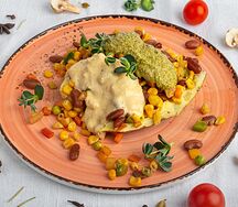 Батат с кукурузой