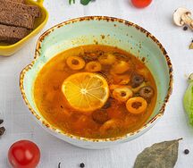 Солянка с грибами