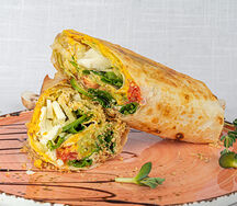 Лаваш с брынзой и зеленью Вегетарианский