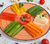 Овощная нарезка для хумуса