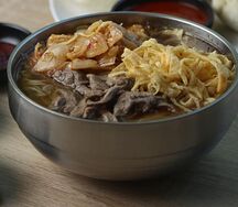 Кукси на говяжьем бульоне