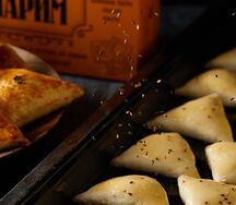 Замороженная самса с говядиной и картошкой