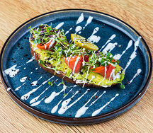 Avocado with Smoked Salmon Toast
