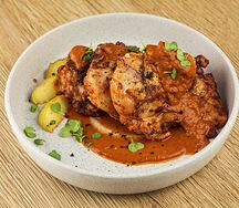 Baby Chicken with Apple