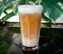 Caramel latte ice