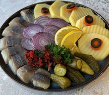 Салат Крестьянский с селёдкой