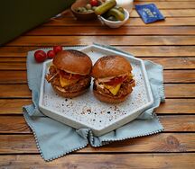 Мини куриные бургеры 