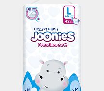 Подгузники Joonies Premium Soft p. L №42 (9-14кг)