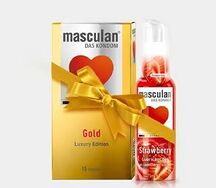 Презервативы Masculan Gold Luxury Edition №10