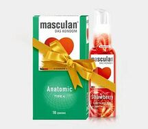 Презервативы Masculan Анатомические №10 /4