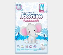 Подгузники Joonies Premium Soft p. M №58 (6-11кг)