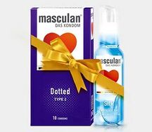Презервативы Masculan c пупырышками №10